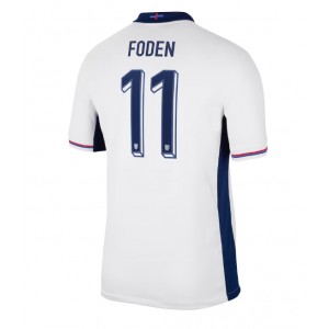Fotbalové Dres Anglie Phil Foden #11 Domácí Oblečení ME 2024 Krátký Rukáv